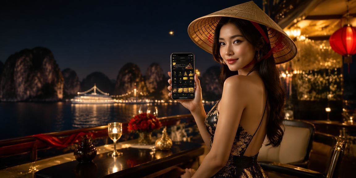 Sân khấu tổ chức quay số xổ số VIP tại Hạ Long